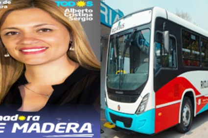 CHILECITO: NI LA VICE GOBERNADORA TERE MADERA AYUDA A LOS JÓVENES PARA EL TRANSPORTE Y RIOJA BUS LO DISCRIMINA