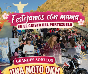CHILECITO: SILVIA GAITÁN “FESTEJAMOS CON MAMÁ EN EL CRISTO DEL PORTEZUELO, SORTEAMOS UNA MOTO Y MUCHAS ACTIVIDADES MÁS”