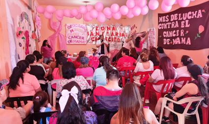 CHILECITO: LA Dra. CAROLINA LUNA DIO CHARLA DE “PREVENCIÓN DEL CÁNCER DE MAMA” EN EL CENTRO VECINAL DE BARRIO AVENIDA