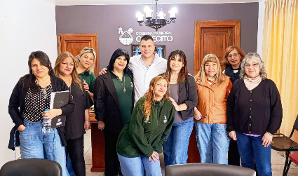CHILECITO: EN EL DESPACHO DEL INTENDENTE SE REALIZO CAMPAÑA DE PREVENCION DE CÁNCER DE MAMA